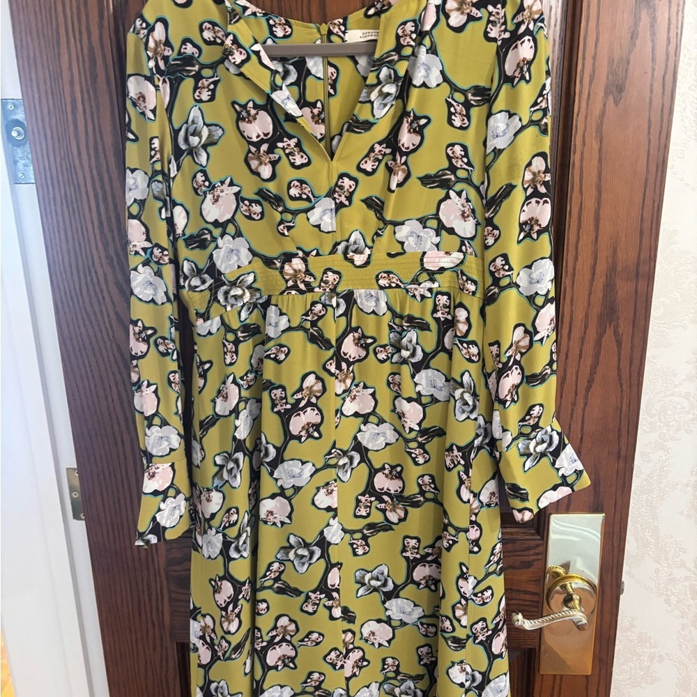 Floral Green Dress